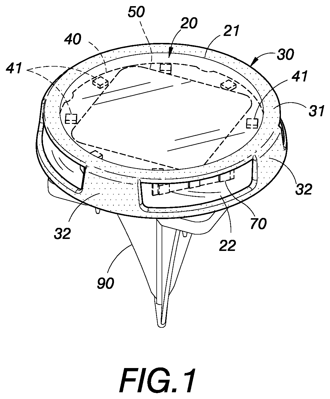 Outdoor solar ground light