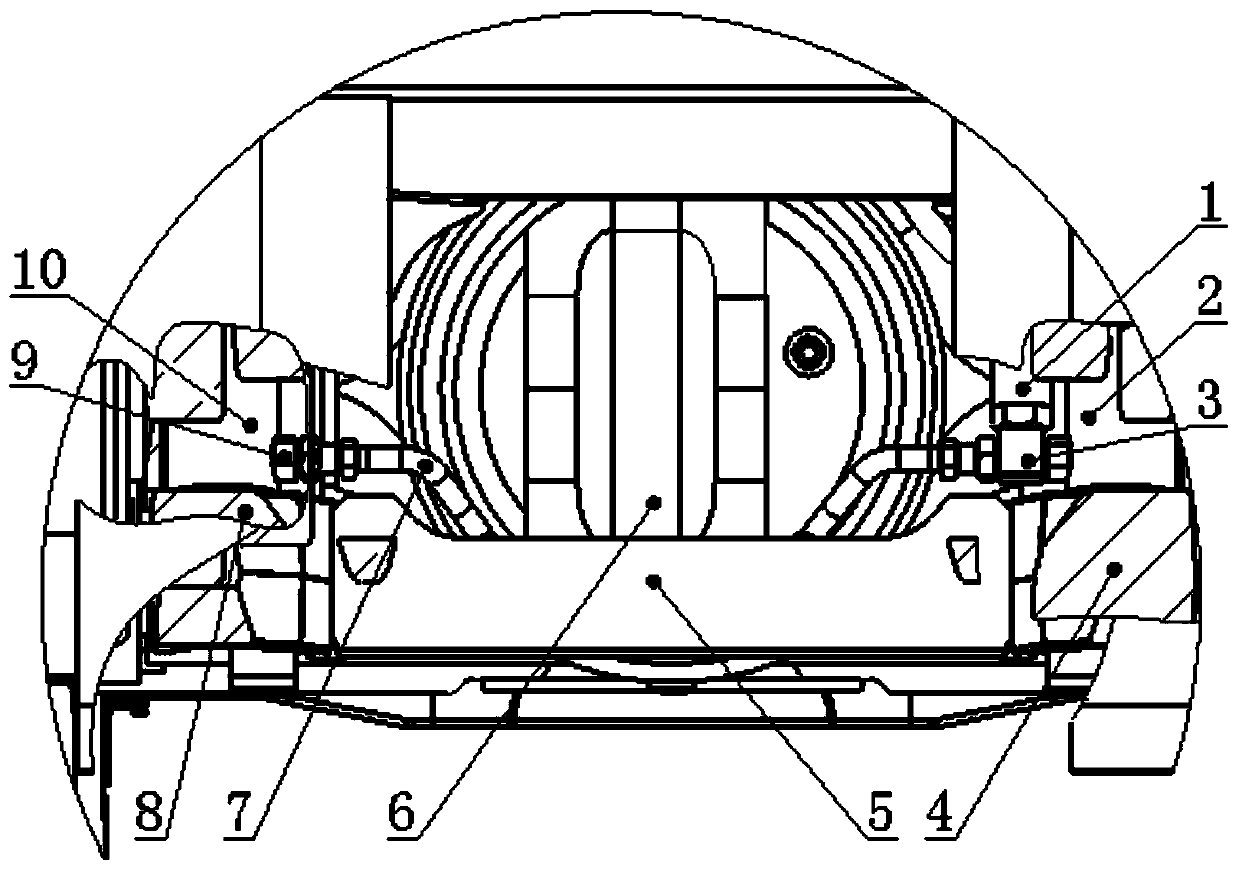 Adjustable abnormal-shaped hard connecting hydraulic pipeline suitable for narrow space