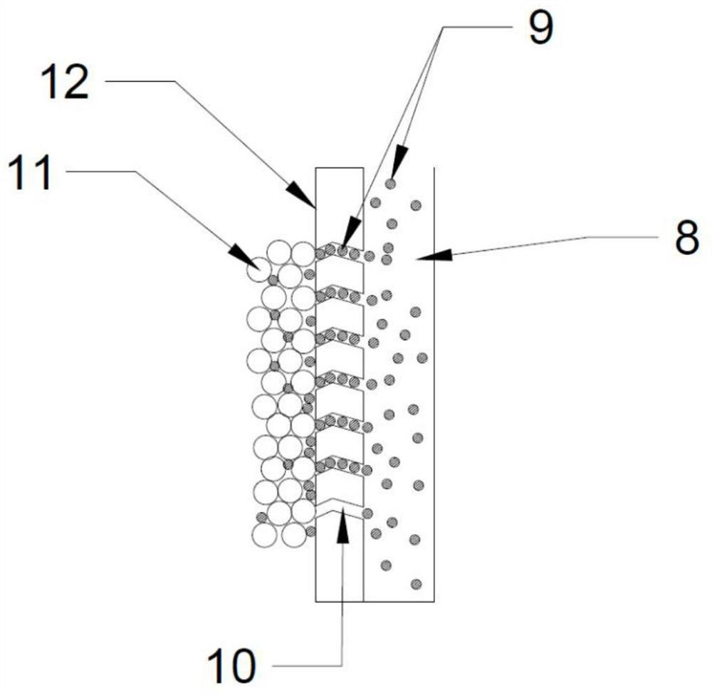 Ceramic membrane sewage treatment equipment and method based on domestication of active microorganisms