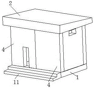 Pitched roof assembly type communication machine room