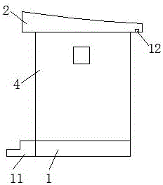 Pitched roof assembly type communication machine room