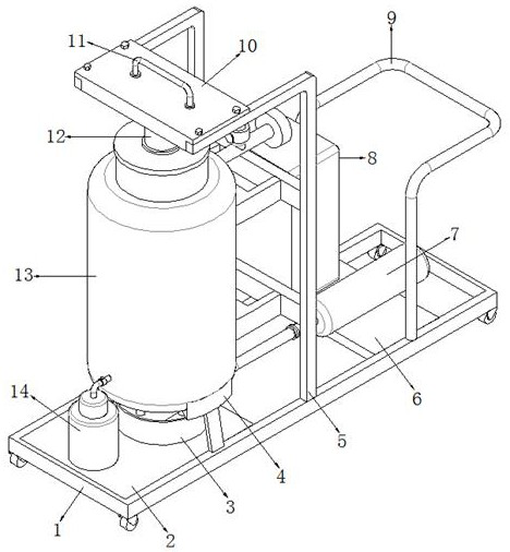 Alkali metal carbon preparation device in supercritical fluid reaction system