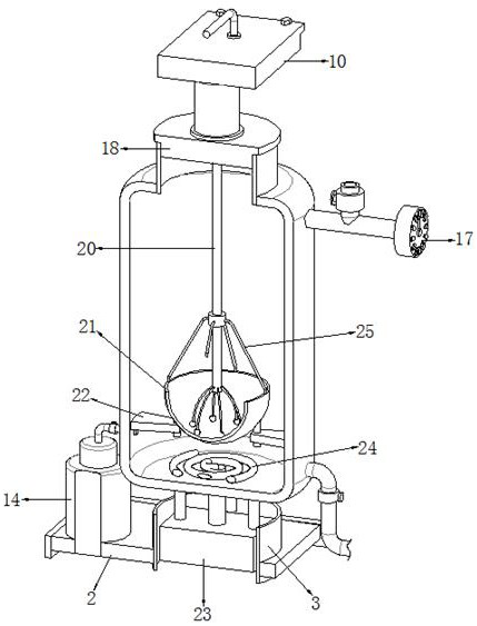 Alkali metal carbon preparation device in supercritical fluid reaction system