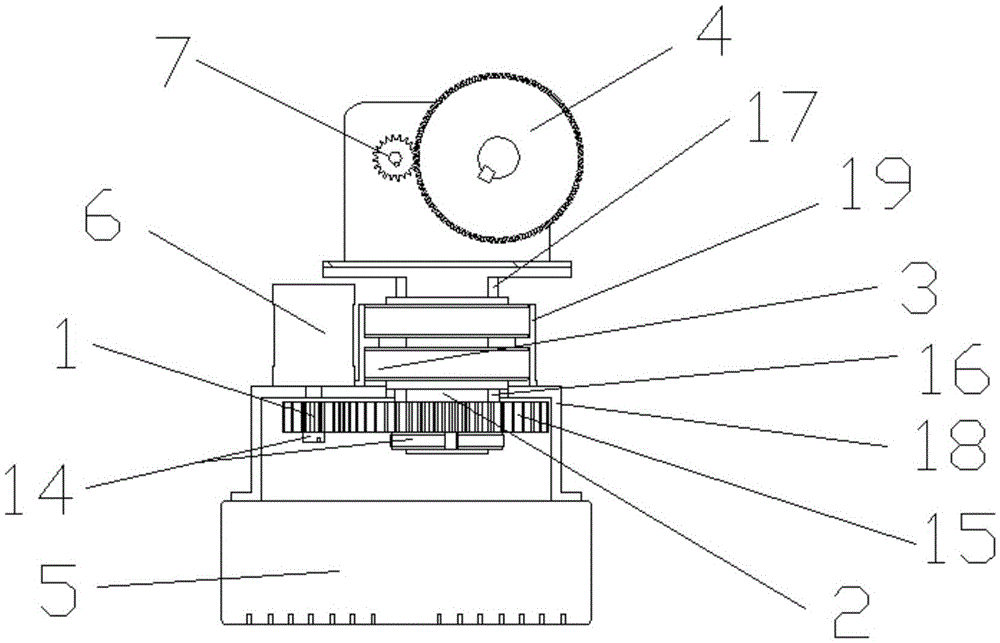 Coal mine lifter patrol robot mechanism based on electromagnetic suckers