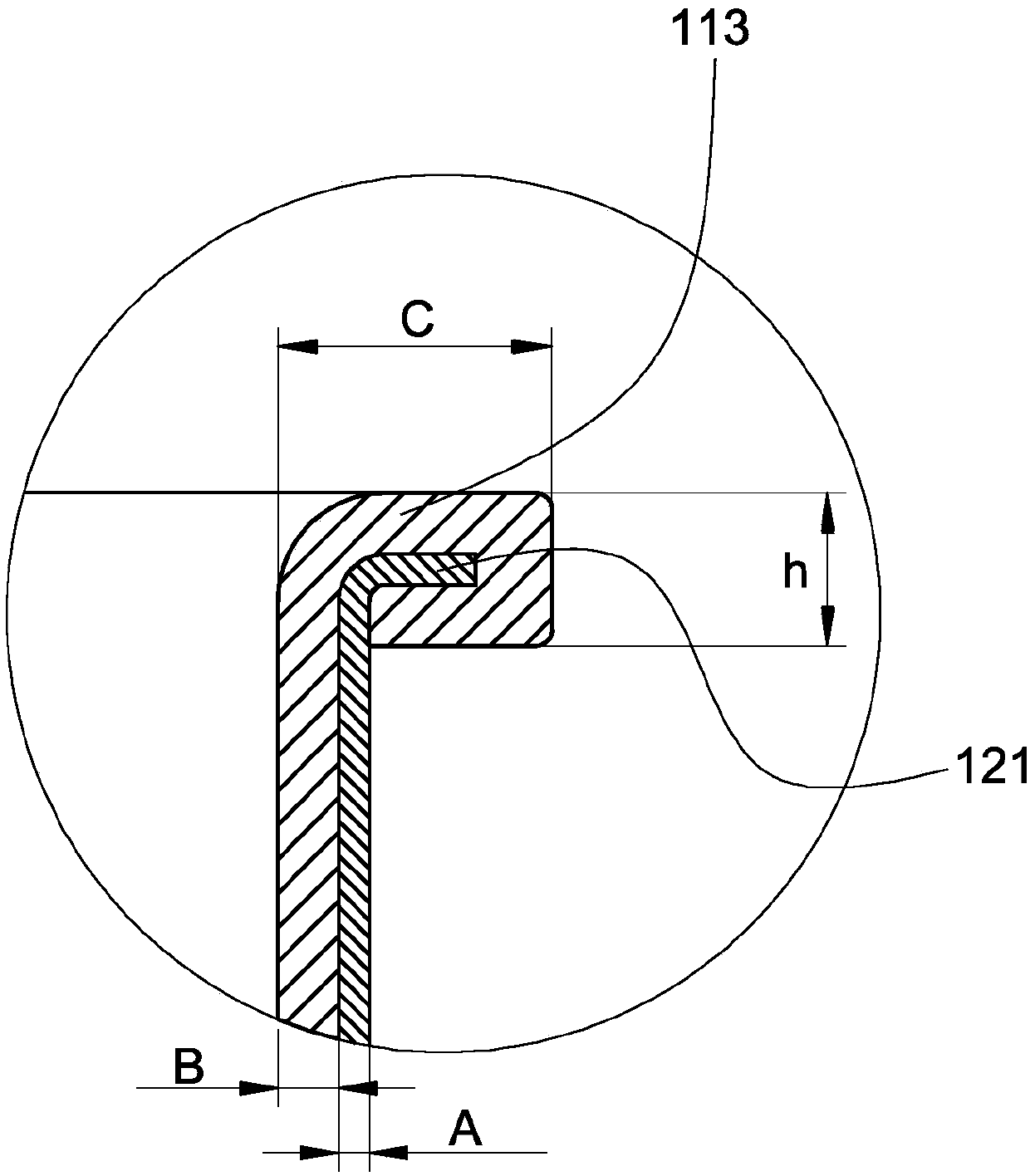 Inner pot for cooking utensils, cooking utensils and method for manufacturing inner pot