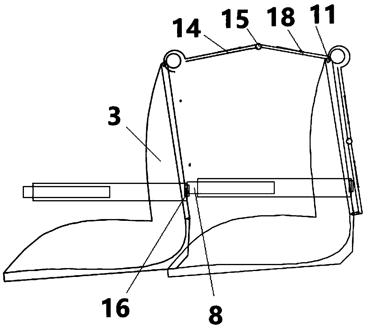 Safety seat and multipurpose seat back plate in field of public transportation