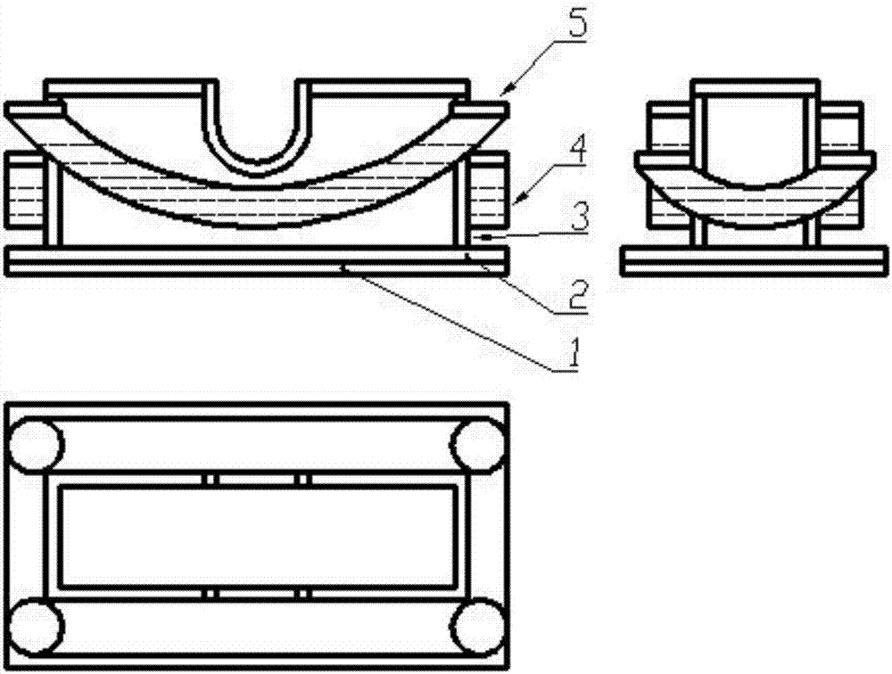 Vibration damping antislip automobile data recorder support device