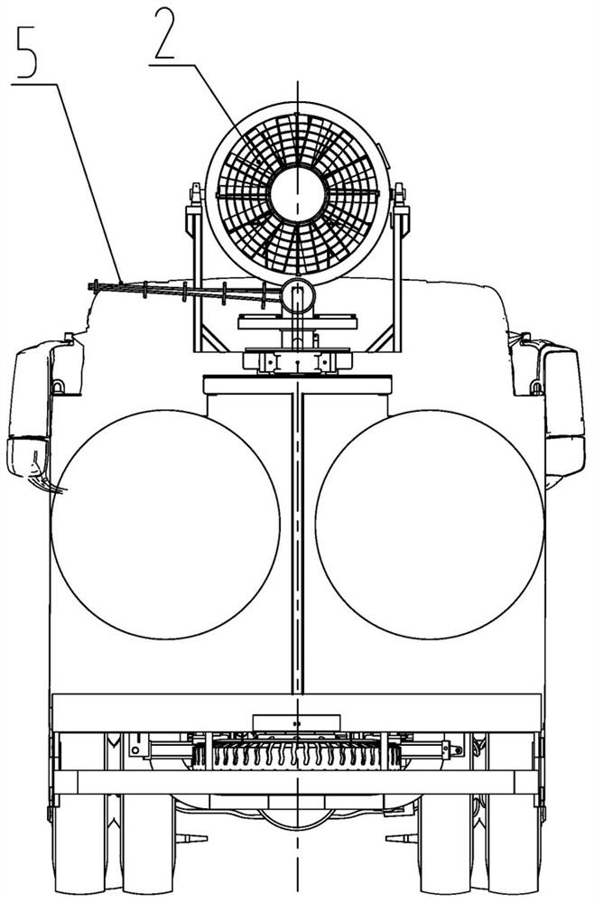 Multifunctional dust suppression vehicle and control method