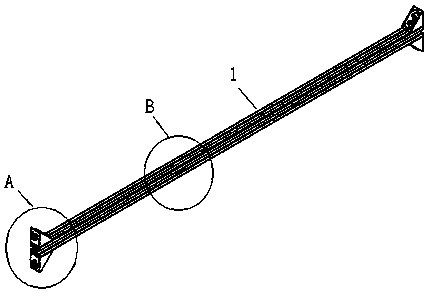 Portable intelligent clothes dryer display bracket and assembling method thereof