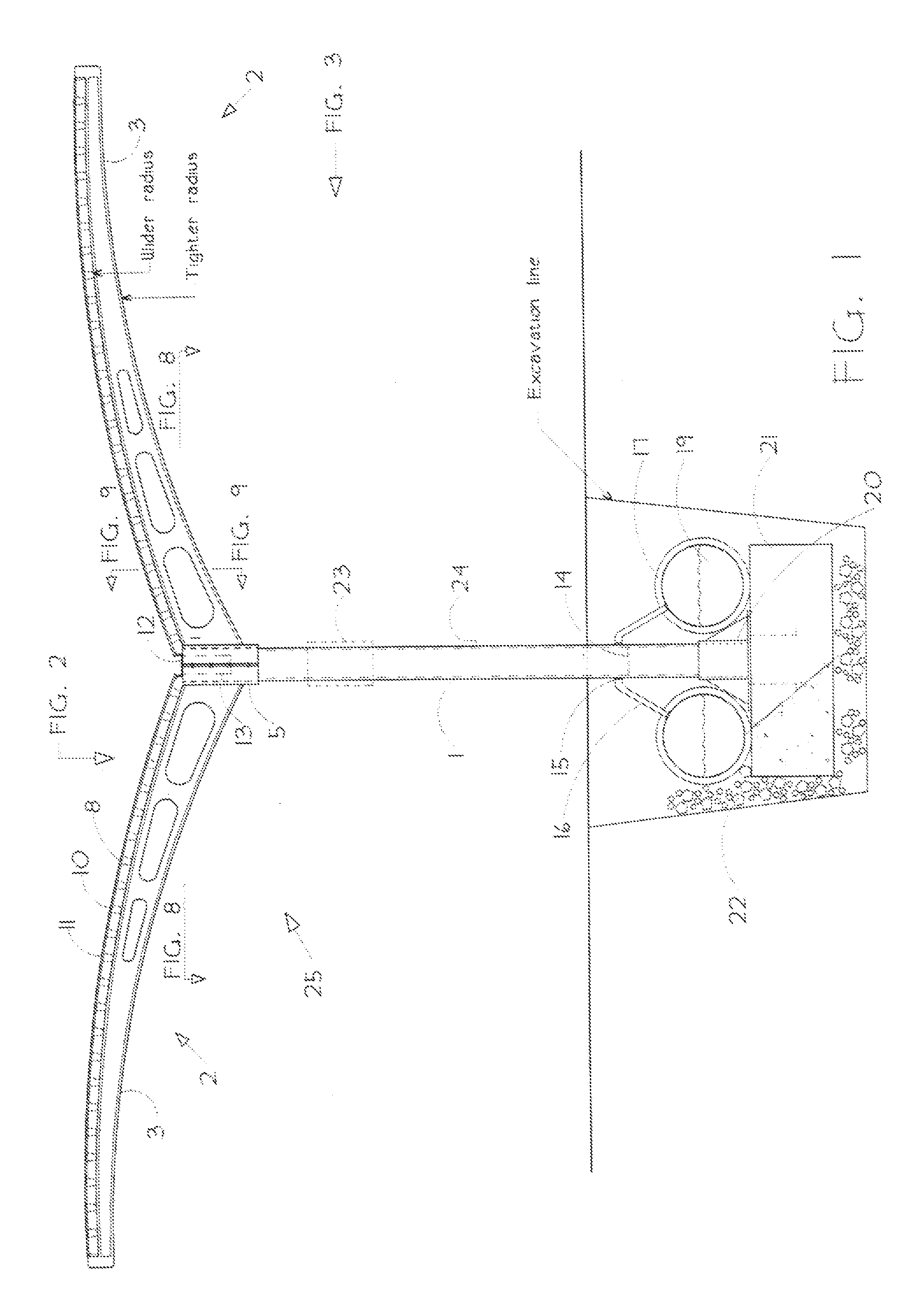 Arcuate-winged solar canopy assembly