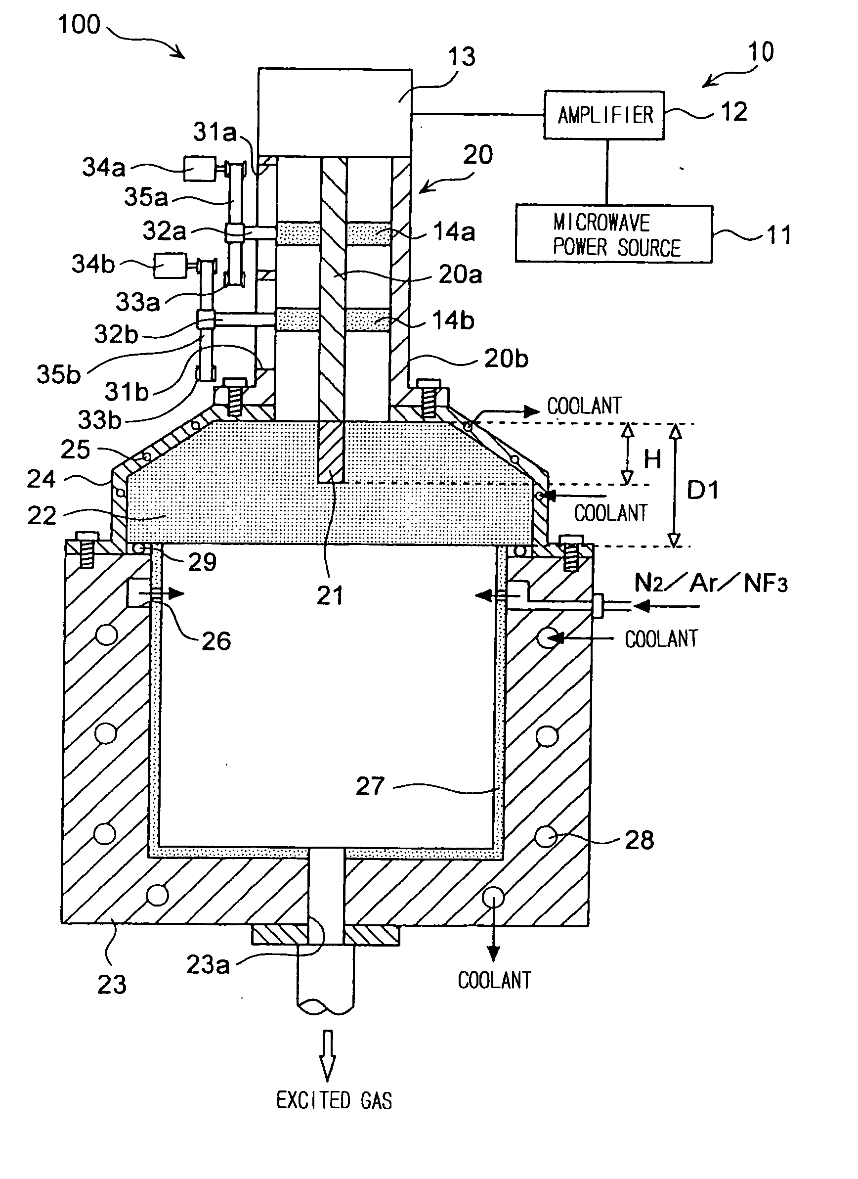 Plasma generating apparatus, plasma generating method and remote plasma processing apparatus