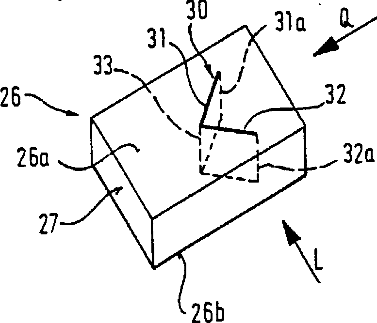 Tread profile for vehicle tyre and tyre in winter with the thread