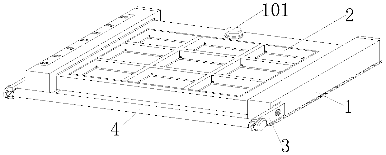 Special separating supporting disc for noodle fermentation