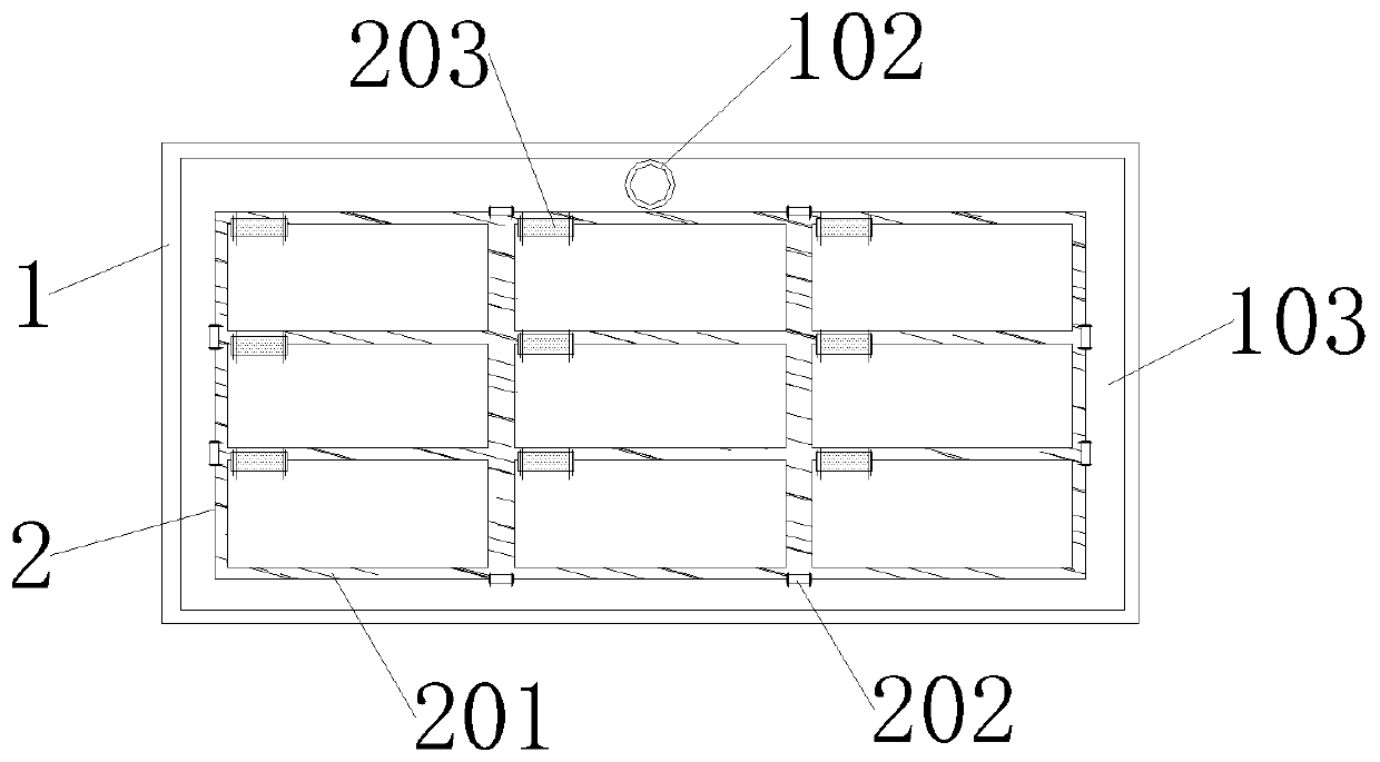 Special separating supporting disc for noodle fermentation