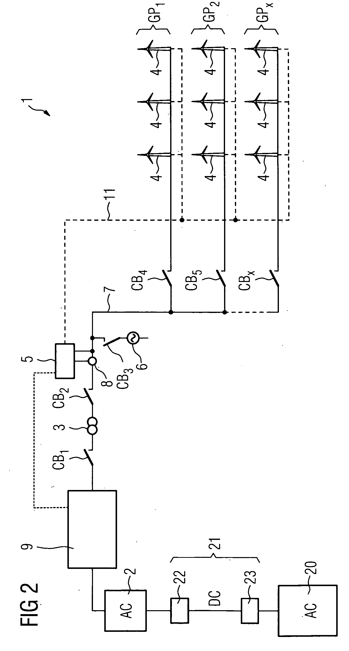 Method of start up at least a part of a wind power plant, wind power plant and use of the wind power plant