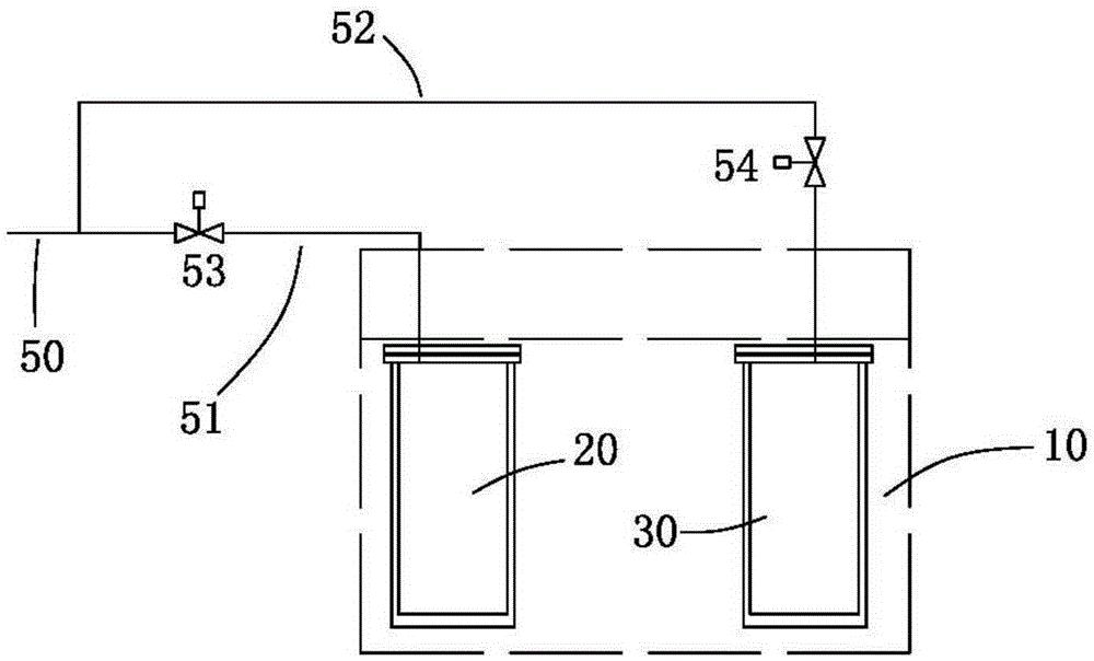 Germanium tetrachloride bubbling-tank device and bubbling method of germanium tetrachloride