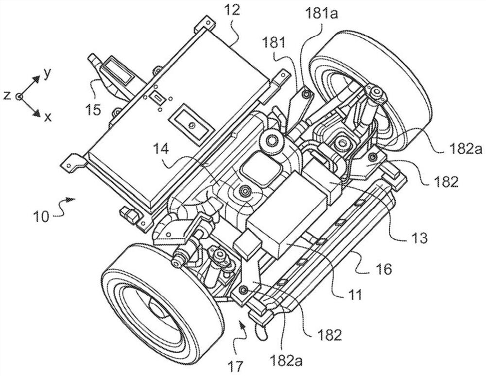 Arrangement of rear part of underbody structure for rechargeable hybrid motor vehicle and hybrid motor vehicle