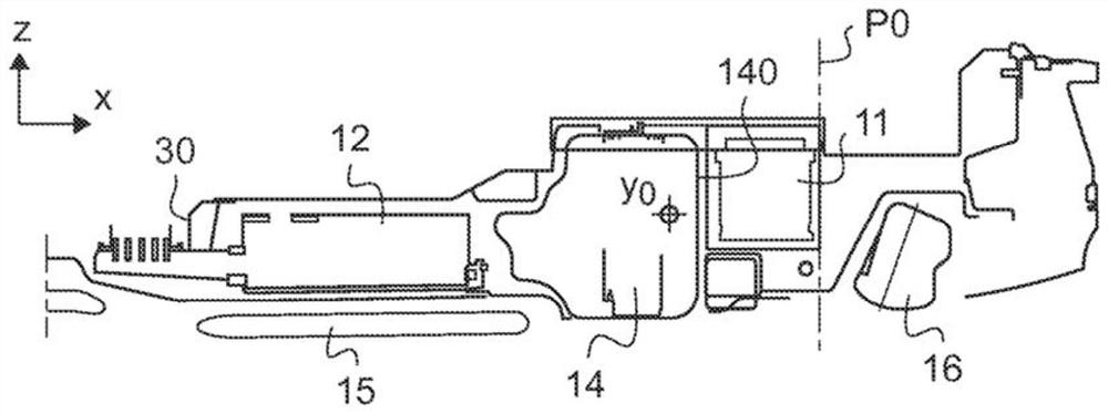 Arrangement of rear part of underbody structure for rechargeable hybrid motor vehicle and hybrid motor vehicle