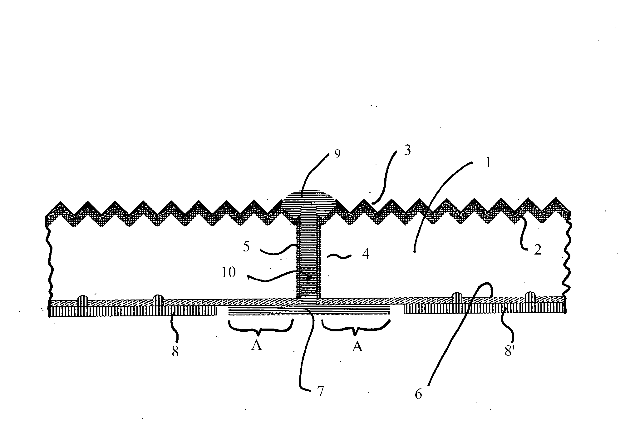 Photovoltaic solar cell and method for producing a photovoltaic solar cell