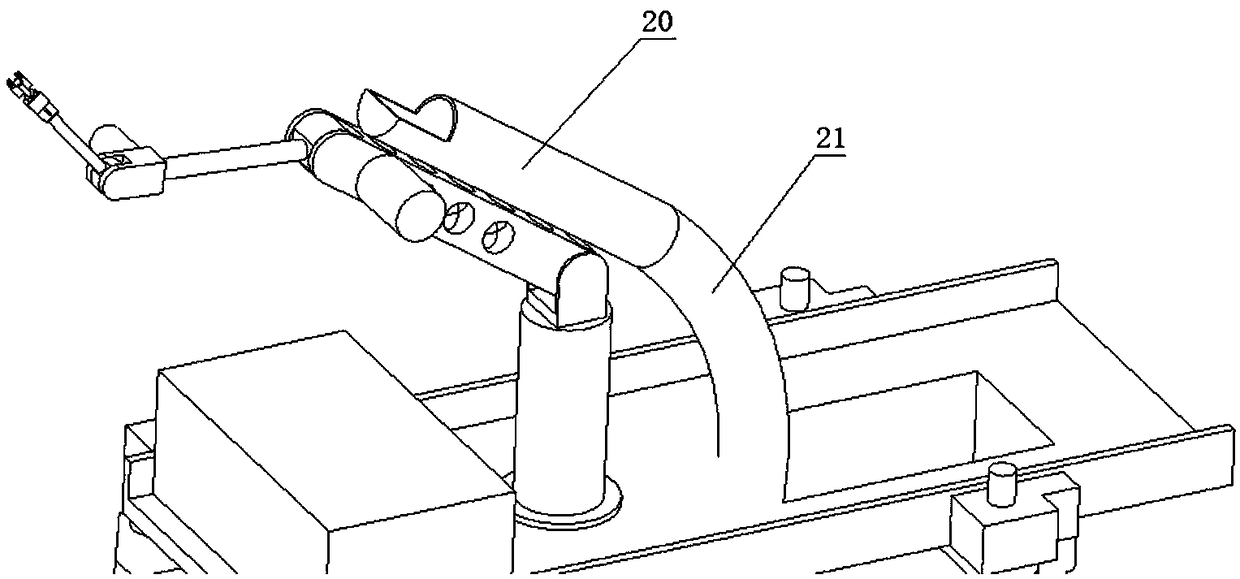 Robot and method for picking daylily