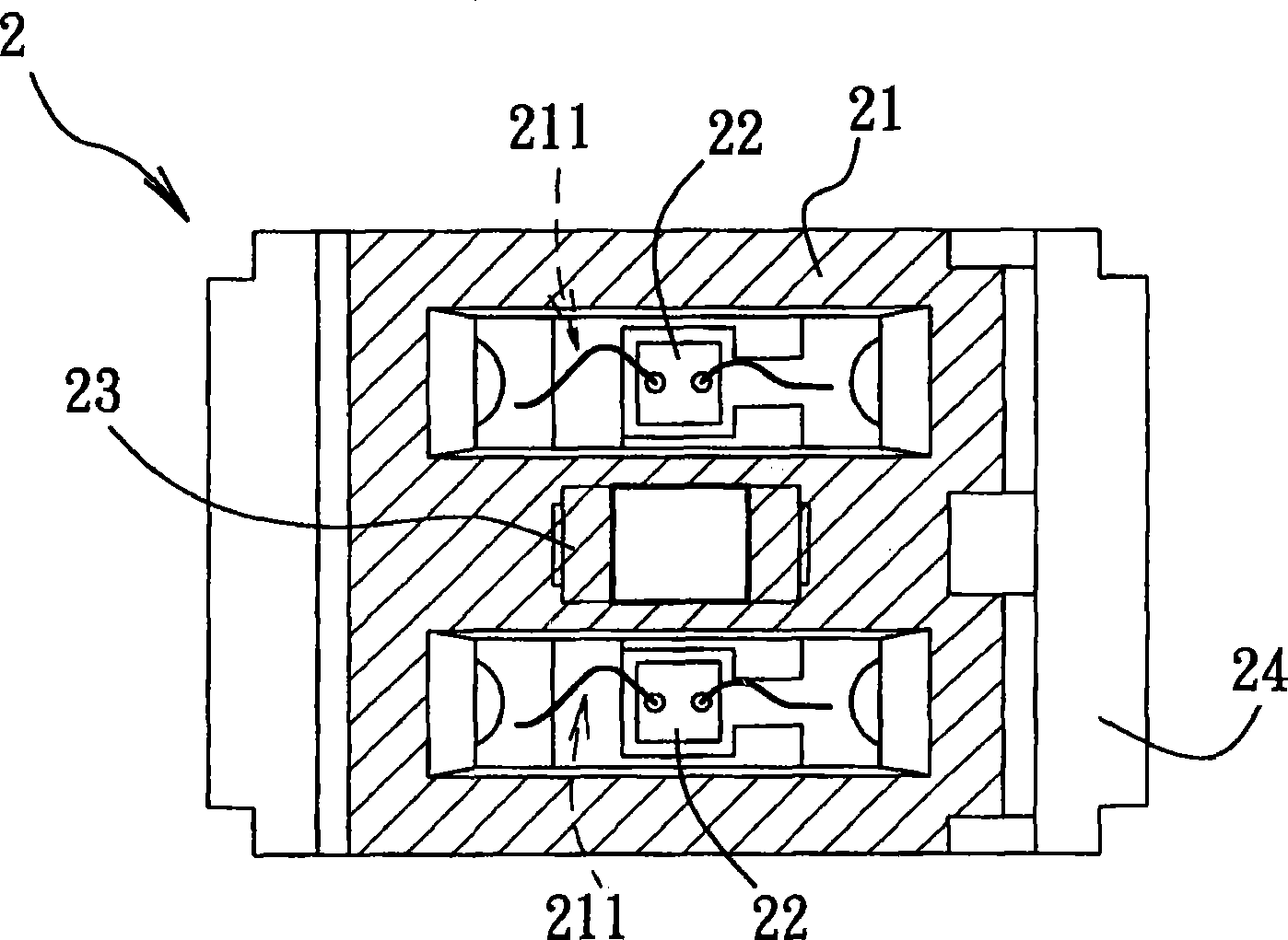 Light-emitting diode (LED) and method for preparing LED and base of LED