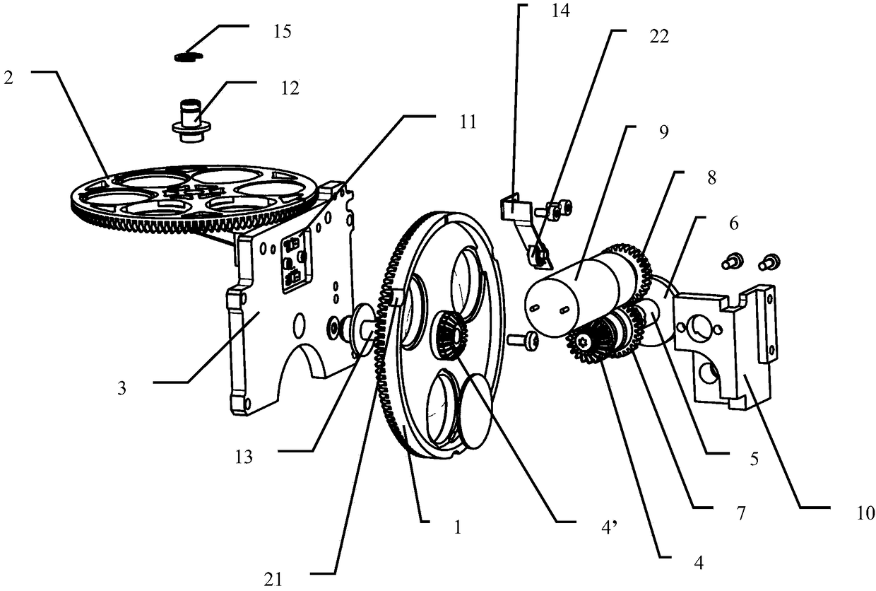 Operating microscope and device for switching it between multiple operating modes