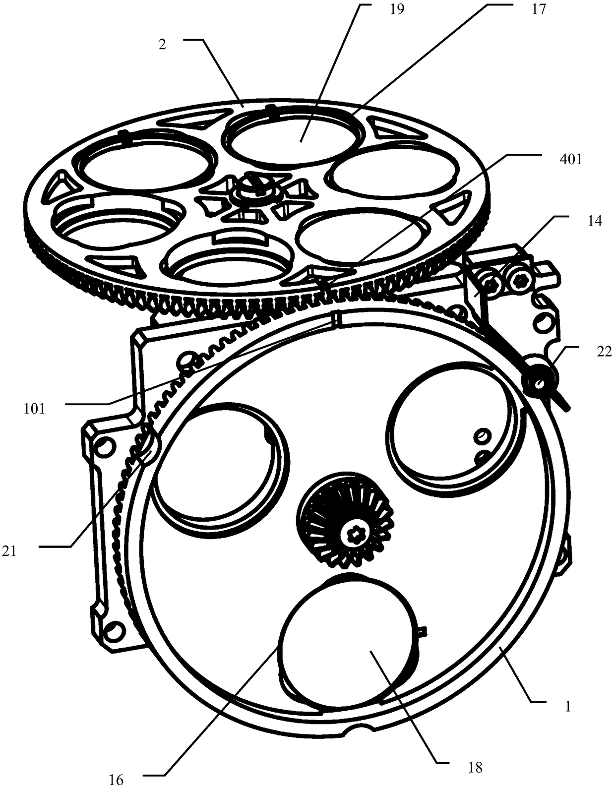 Operating microscope and device for switching it between multiple operating modes