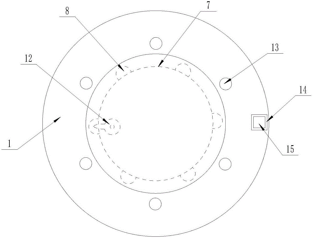 Automatic rotation intermittent stopping device