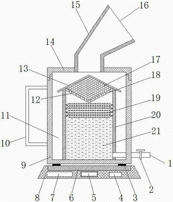 Medical chamber pot with urine filtering function and urine splash prevention function