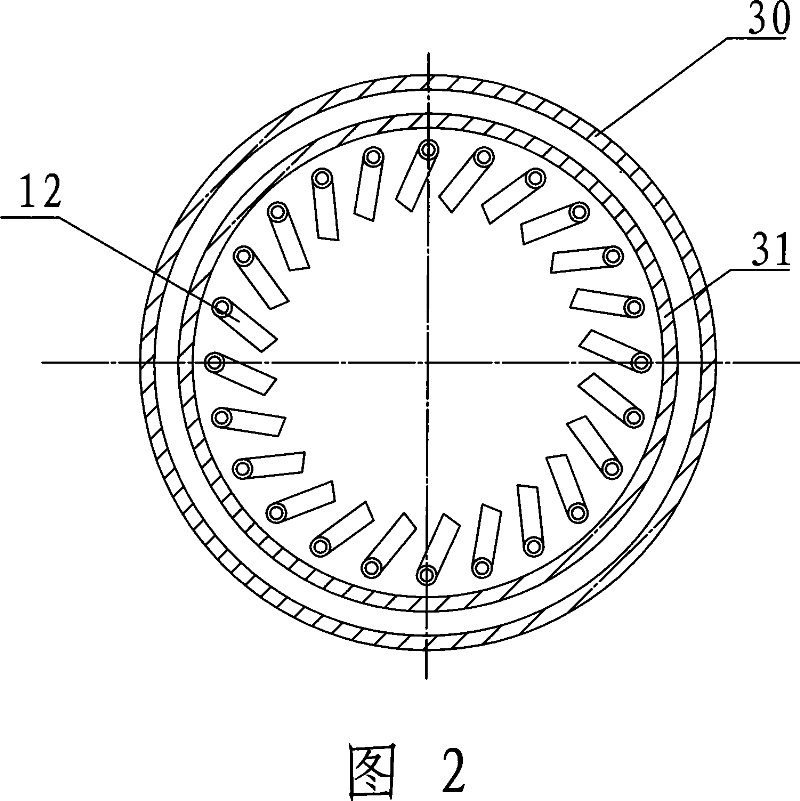 Vertical atmospheric superconductive quick heat supply boiler