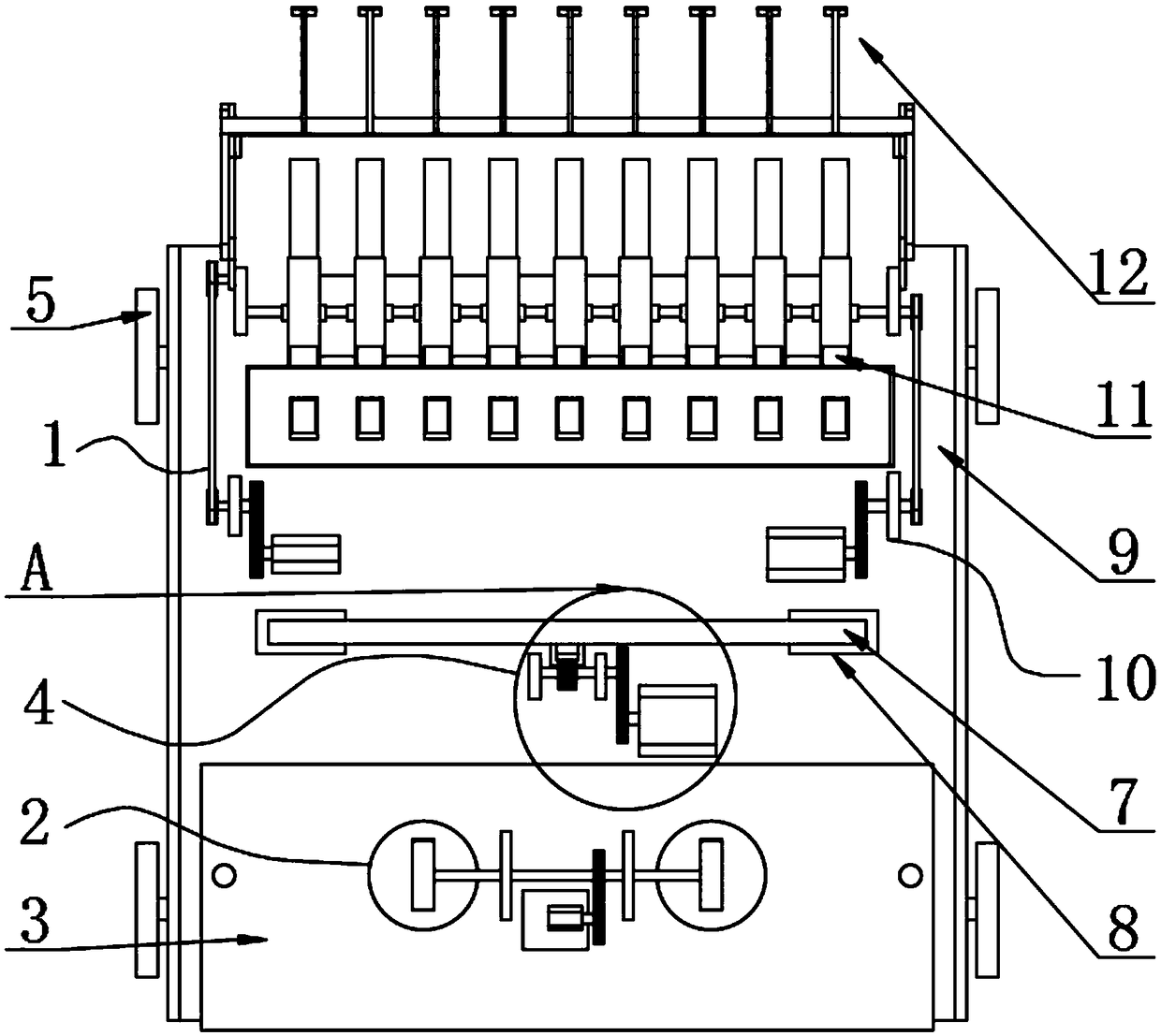 Automatic sowing agricultural machine