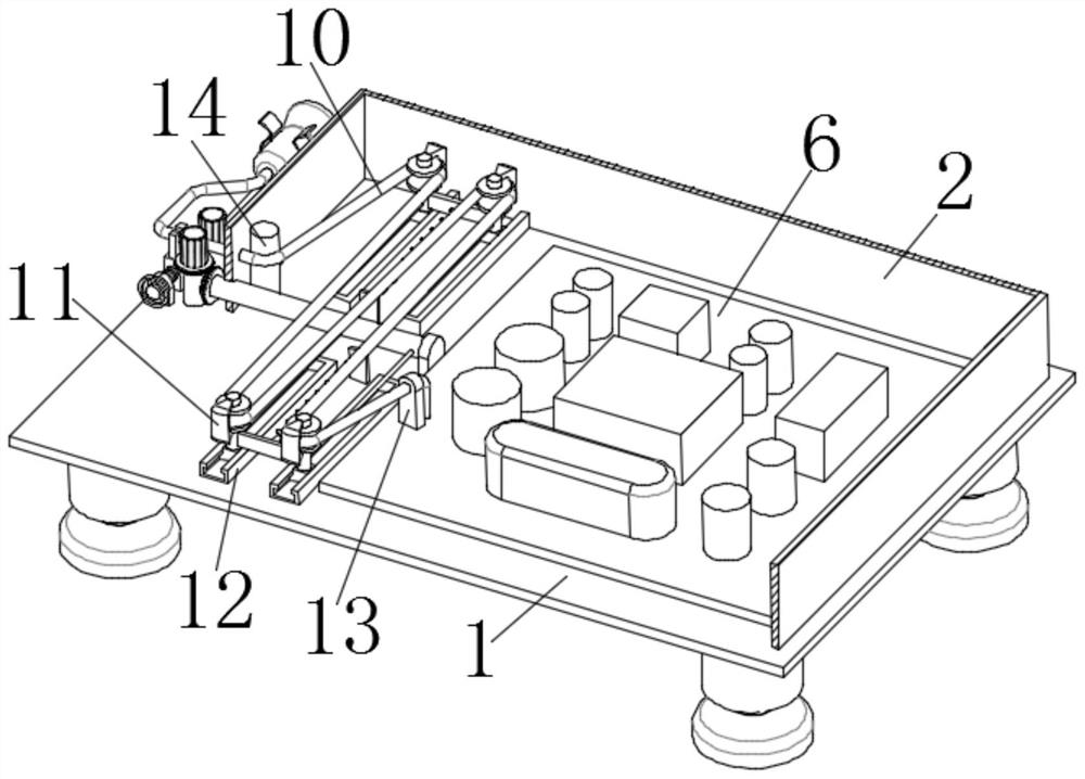 Intelligent switching power supply applied to medical places