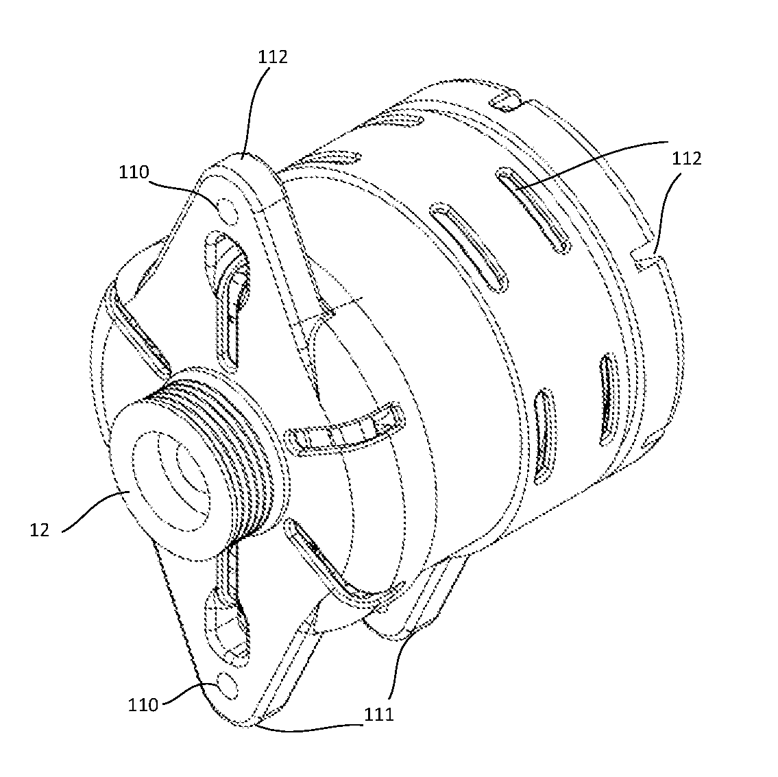 Induction motor-permanent magnet generator tandem configuration starter-generator for hybrid vehicles