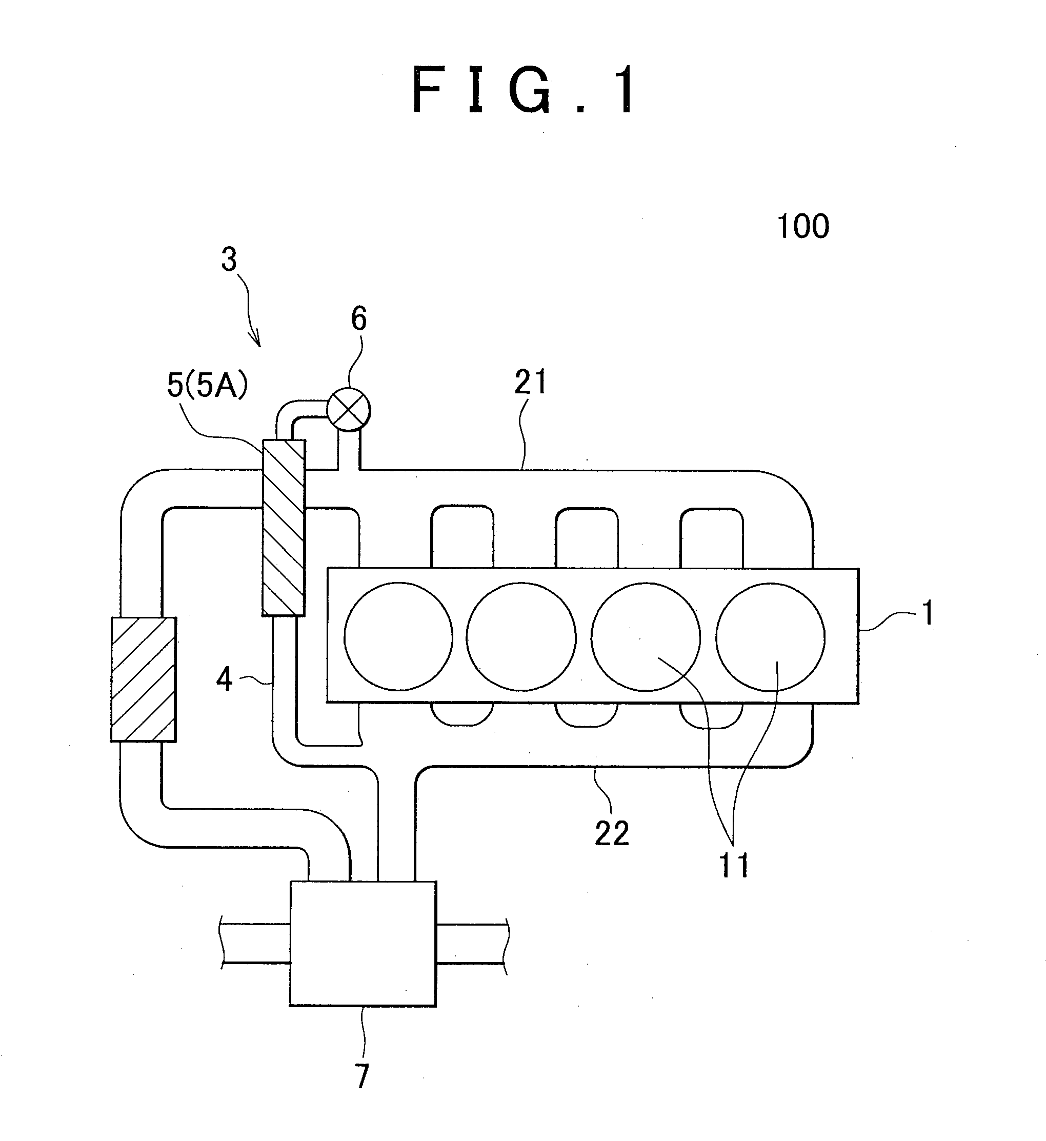 Exhaust gas cooling device