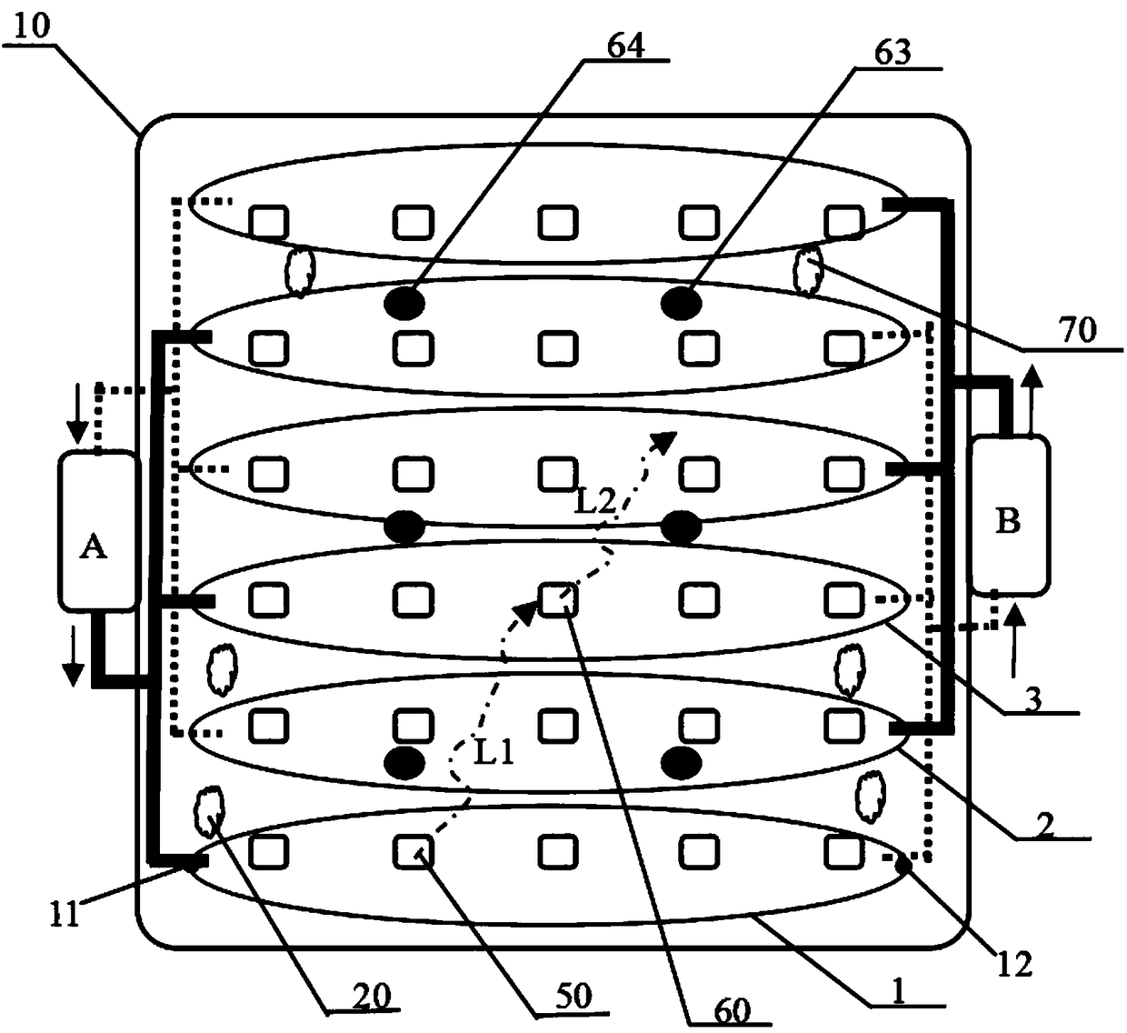 Pneumatic type cushion body device