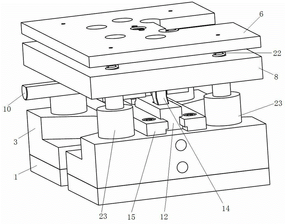 Slotting bush forming manufacturing mechanism