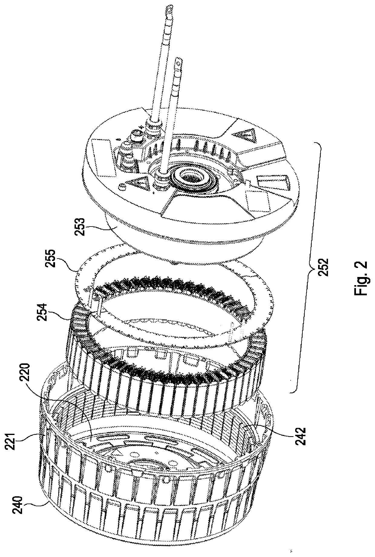 A lead frame for an electric motor or generator