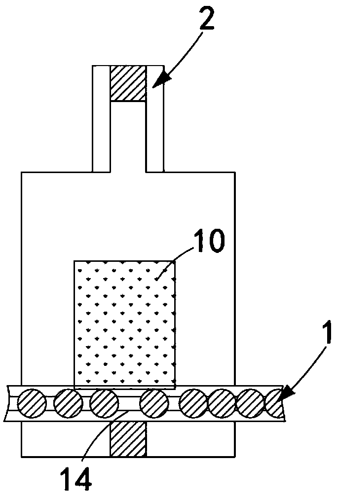 Automatic reversing side packaging method for lead-acid cell packaging box