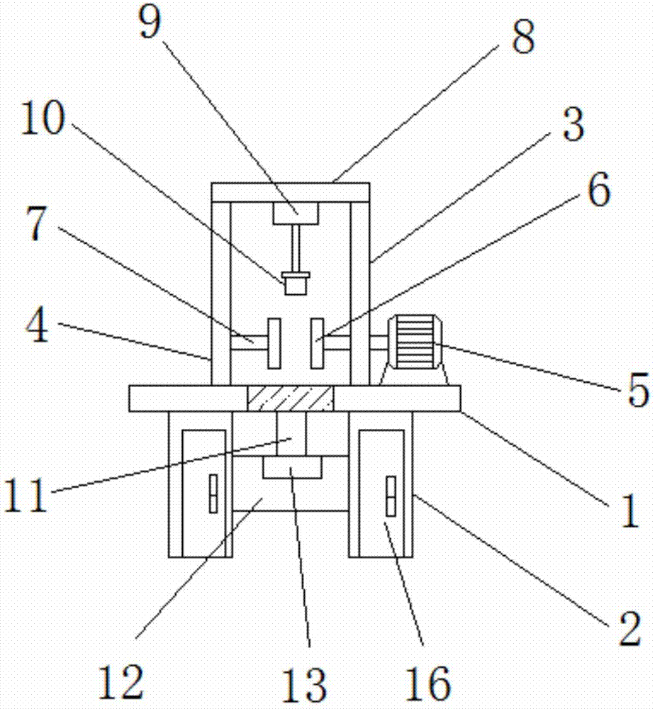 Die polishing device with dust collector