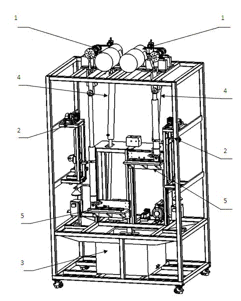 Experimental equipment for testing durability of hydraulic cylinders