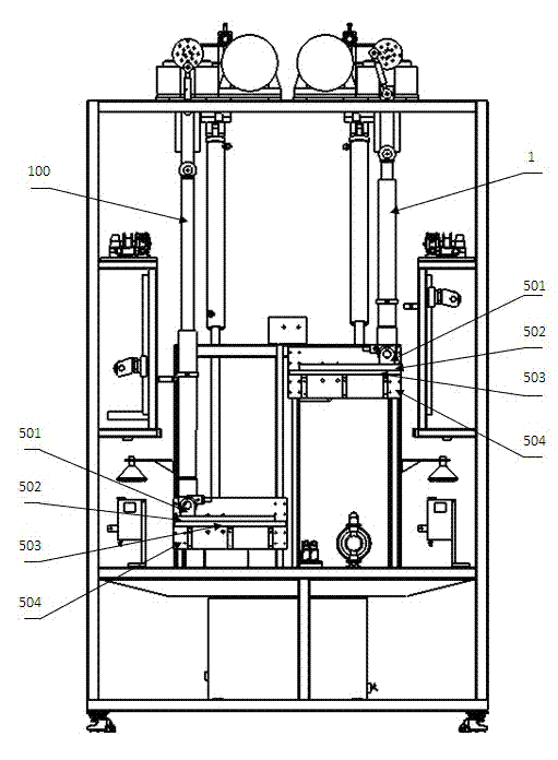 Experimental equipment for testing durability of hydraulic cylinders