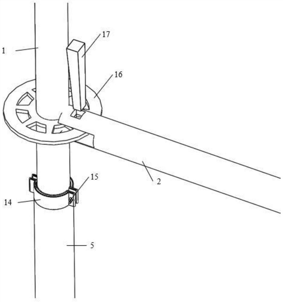 System suitable for testing section wind speed of construction project