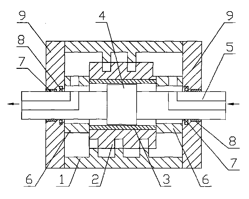 Method for designing internal-rotation constant pressure pump structured as external rotator