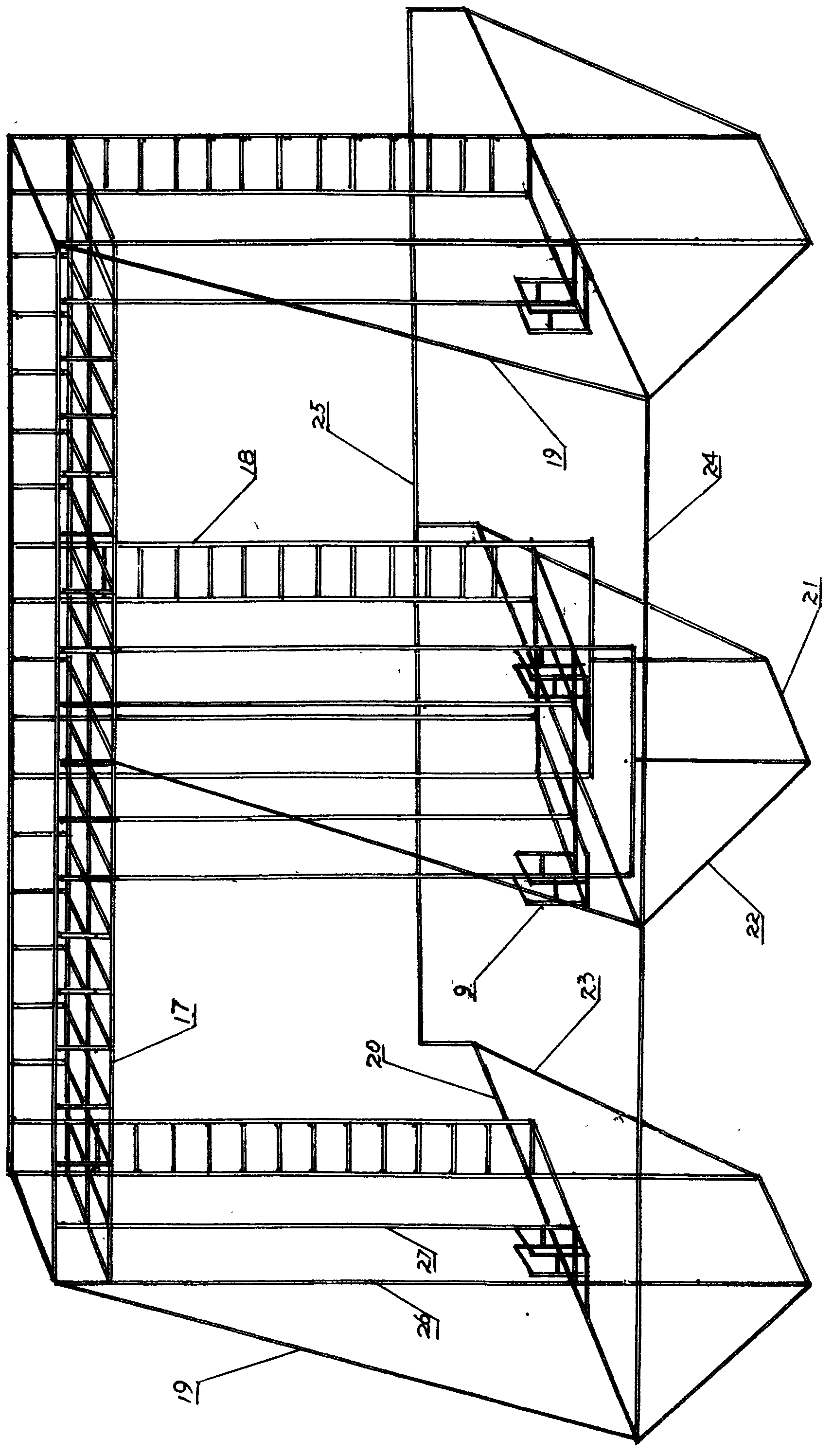 Shipborne type hydroelectric generation device