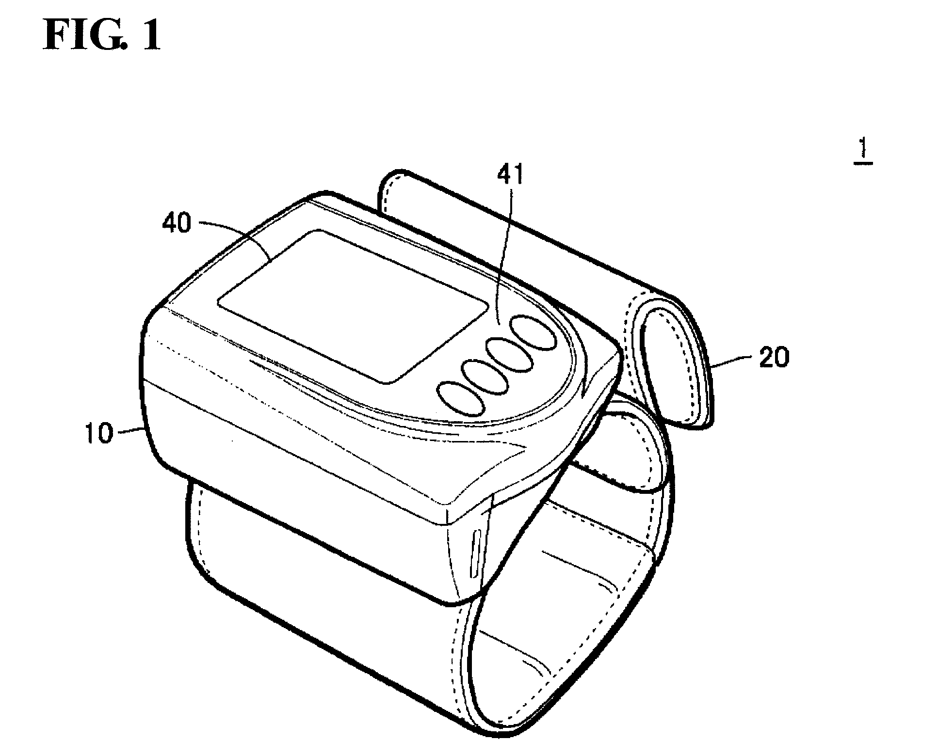 Blood pressure information measurement device