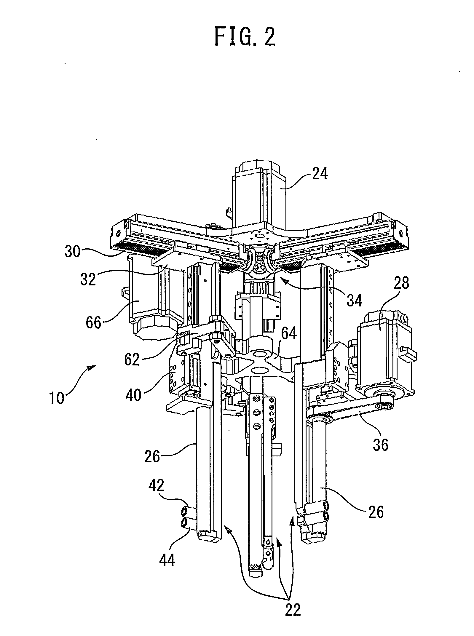 Robot hand for gripping cylindrical object and robot having the robot hand