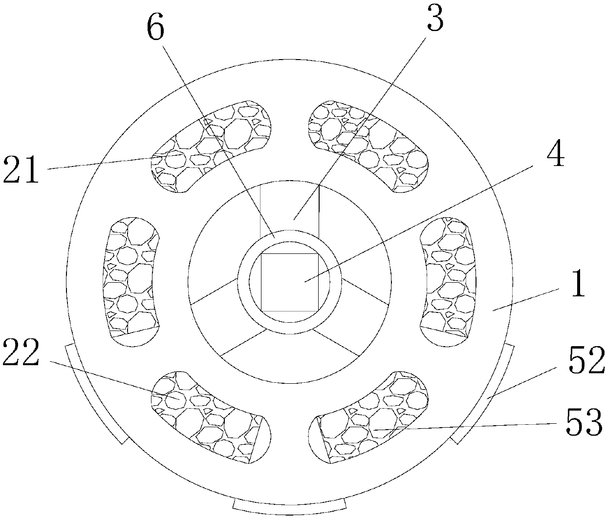 Swim ring-shaped side suction-type range hood