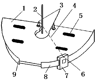 Method for expanding observation range of vertical line collimator and simplifying algorithm