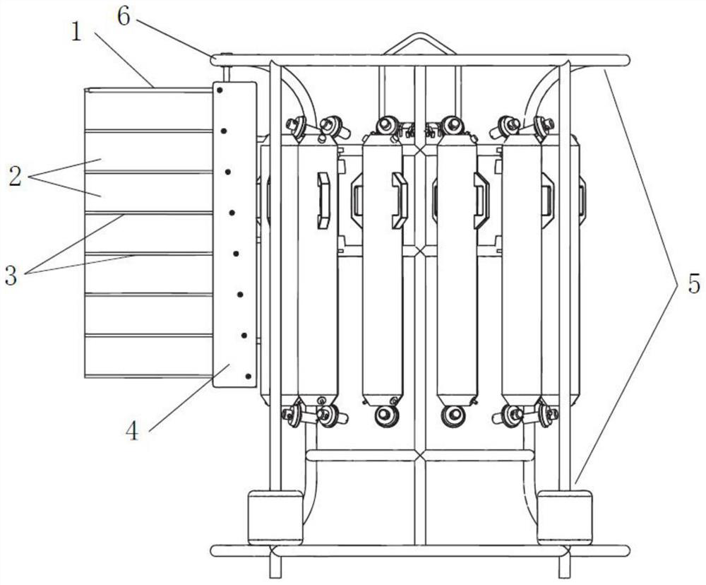 Underwater anti-rotation empennage and direct-reading CTD with same