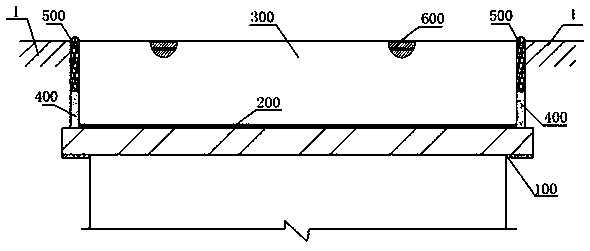 Construction method of tunnel center inspection well lid adaptive to heavy traffic rolling